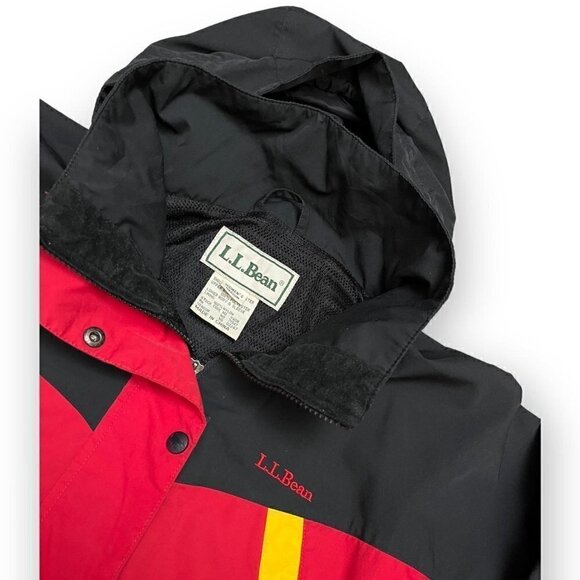 LL BEAN Vintage Lightweight Outdoor Windbreaker Jacket - Medium - Picture 2 of 5